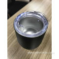 350ml Powder Coating Flat Lid Egg Wine Tumbler